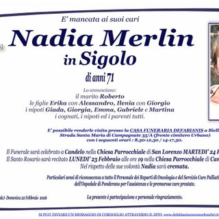 Nadia Merlin in Sigolo