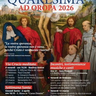 Giorgio Paolucci al secondo incontro di Quaresima a Oropa