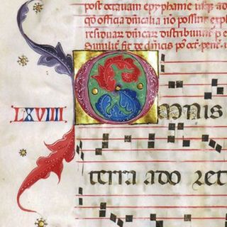 Incipit, “O”, in Giampaolo Mele (a cura di), Die ac Nocte. I Codici Liturgici di Oristano dal Giudicato di Arborea all’età spagnola (secoli XI-XVII), Cagliari: AMD Edizioni, 2009