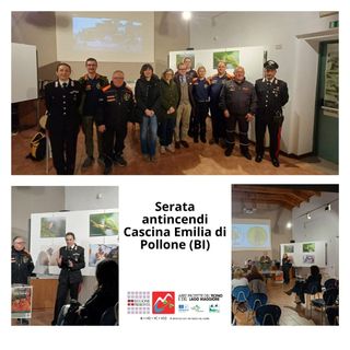 Prevenzione degli incendi, serata informativa a Pollone, Perroni: "Serve un'educazione diffusa per tutta la comunità"