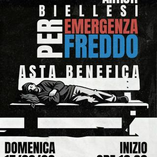 E' emergenza di senza fissa dimora:  all'asta opere di artisti e fotografi biellesi per raccogliere fondi