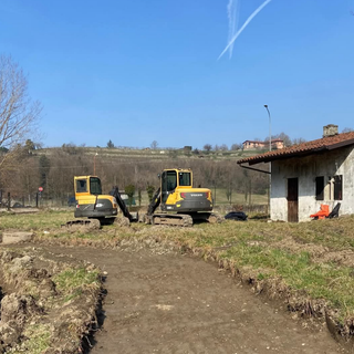Viverone, al via lavori al raccordo tra le passeggiate del lungolago e Masseria (foto dalla pagina Facebook di Viverone Insieme)