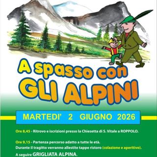 Roppolo, il 2 giugno torna “A spasso con gli Alpini”