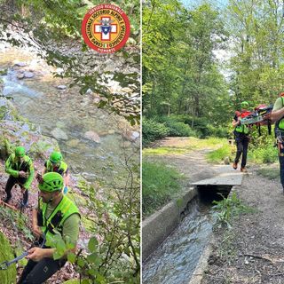 Biella, escursionista scivola nel torrente e resta ferita vicino al sentiero del Gorgomoro FOTO