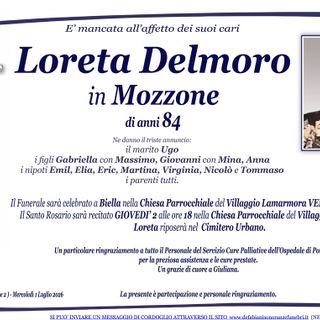 Loreta Delmoro in Mozzone