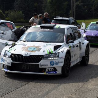 37° Rally Lana, si scaldano i motori, alcune immagini dello shakedown FOTO redazione e Walter Ballario