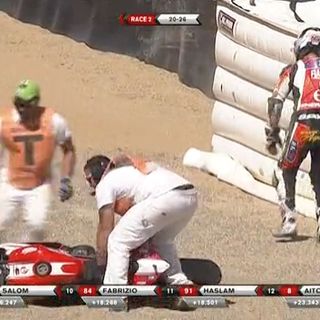 Superbike: Ancora una caduta per Ayrton Badovini