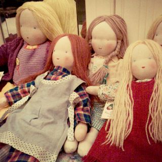 Bambole di pezza steineriane Waldorf