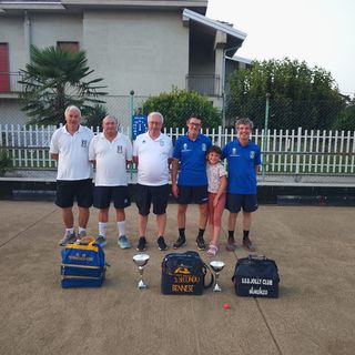 Roberto Pasqua e Manuel Chiavenuto in maglia azzurra - Foto Federbocce