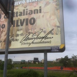 Rispunta a Milano Massimiliano Clerico, firmatario di manifesti inneggianti a Berlusconi