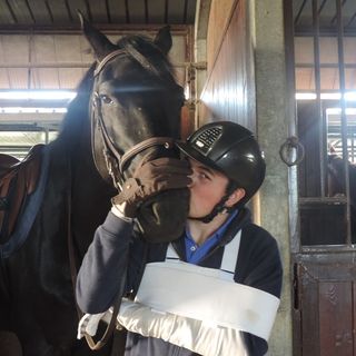 Grazie a volontà e passione Edoardo è tornato a gareggiare