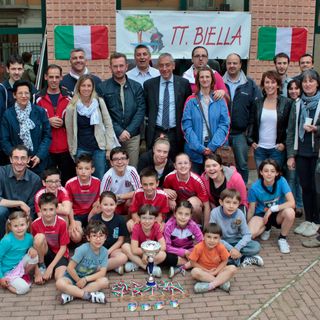 Tennistavolo - Il TT Biella festeggia il titolo di campione d'Italia