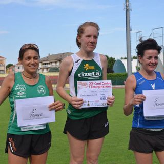 Corri contro l'emarginazione 2018, le classifiche di categoria femminile