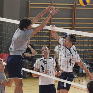 Un muro di Alessandro Dellarolle del Biella Voley