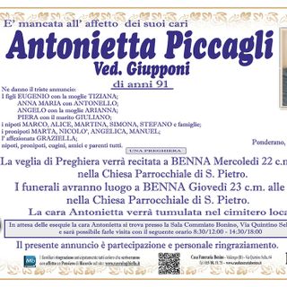 Antonietta Piccagli ved. Giupponi Antonietta Piccagli ved. Giupponi