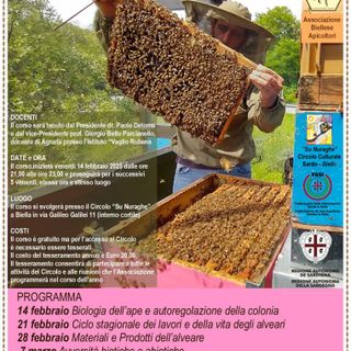 Biella, corso di apicoltura al Circolo Su Nuraghe.
