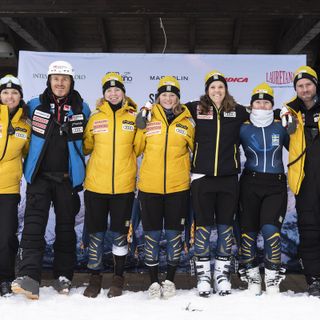 Slalom, le prime dieci al mondo preparano Courchevel all’Oasi Zegna Ski Racing Center.