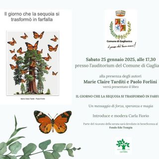 "Il giorno che la sequoia si trasformò in farfalla" a Gaglianico la serata benefica.