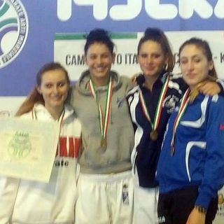 Silvia Sassano sul podio