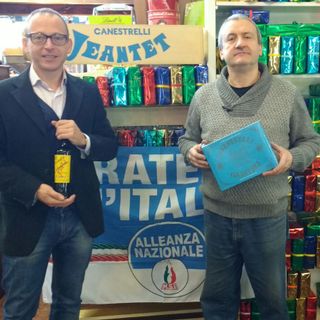 Ratafià e canestrelli in omaggio al neo presidente Usa Donald Trump