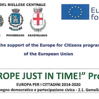 Cerrione, Sandigliano, Borriana e Ponderano presentano il progetto Europe Just in Time