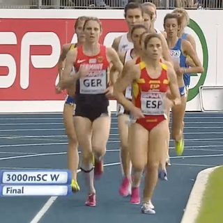 Valeria Roffino in gara a Braunschweig