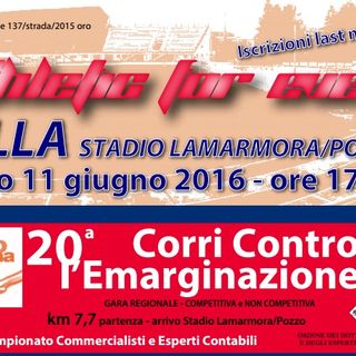 Sabato 11 giugno la nona edizione della maratonina di Biella