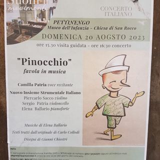 A Pettinengo, "Suoni in movimento" incontra Pinocchio