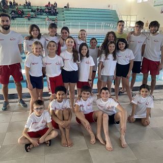 Biella, centro sportivo Rivetti, la carica delle 100 Rane Rosse al Trofeo Csi Biella