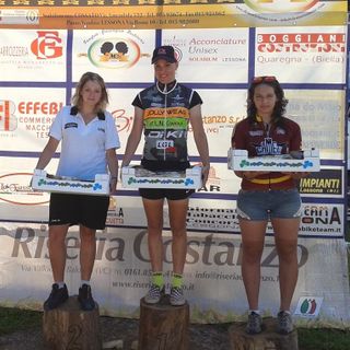 Il podio della Elite Donne