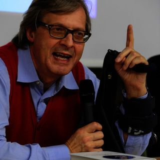 Il critico d'Arte Vittorio Sgarbi