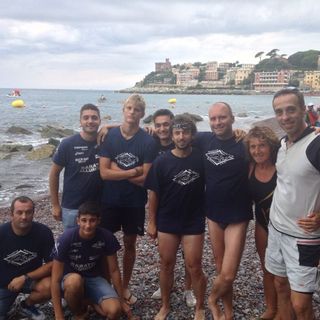 La quadra presente a Genova