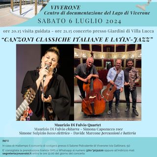 Suoni in movimento,  a Viverone il Maurizio Di Fulvio Quartet - Foto pagina FB Centro di Documentazione Lago di Viverone e Suoni in Movimento