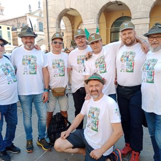All'adunata presenti anche gli Alpini di Sandigliano, foto Antonella Macera