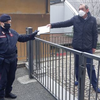 Coronavirus, sindaco Ceffa: "Grazie ai Carabinieri. Bioglio non resta fermo, guardiamo avanti con fiducia" FOTO