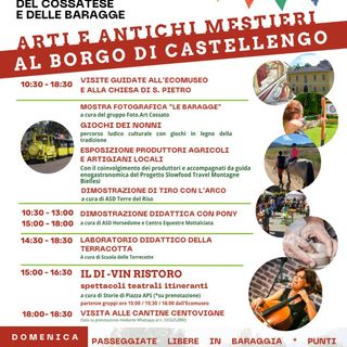 A Castellengo un tuffo nell’arte e negli antichi mestieri.
