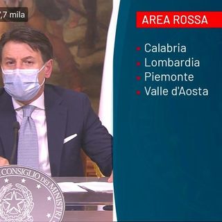 È ufficiale: il Piemonte è in zona rossa, misure in vigore da venerdì. Servirà l'autocertificazione per uscire di casa