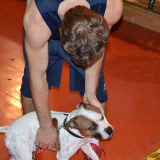 Alan Voskuil con il suo cane Horry