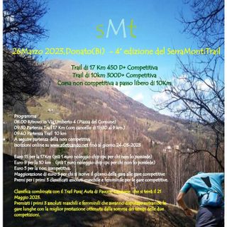 A Donato domenica si corre per la 4° edizione del SerraMontiTrail