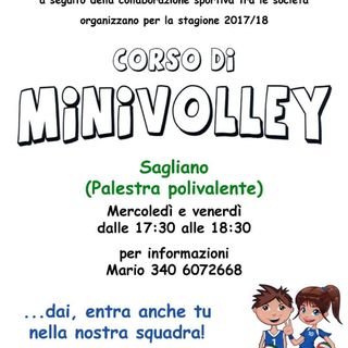Sagliano: Al via il corso minivolley di Gruppo Sportivo Tollegno e Valle Cervo Andorno
