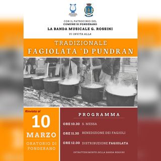 Rinviata la fagiolata di Ponderano