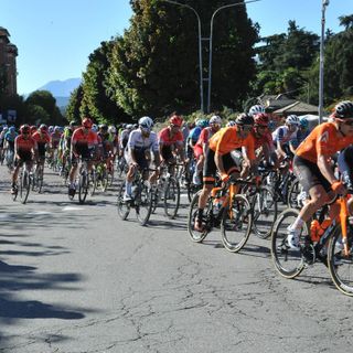 Il passaggio della Gran Piemonte in centro a Biella, foto studio Fighera