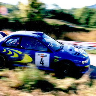 Piero Liatti e Maurizia Pons al Sanremo del 1997 (Foto Marco Castelli)