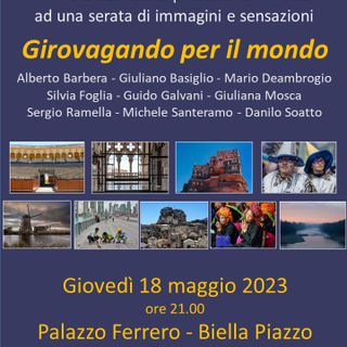 Girovagando per il mondo, una serata a Palazzo Ferrero con Fotoclub