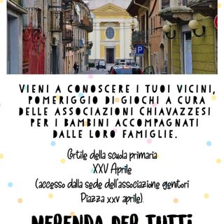 "Chiavazza in miniatura", la festa di fine anno scolastico dell'associazione genitori