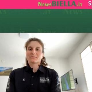 Elisa Longo Borghini sulla Biella-Champoluc VIDEO