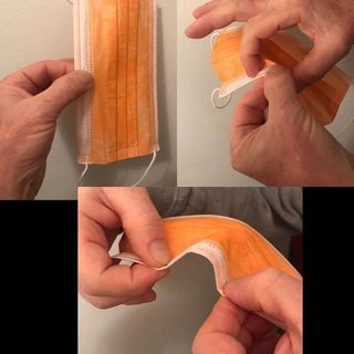 indossare mascherina