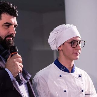 Chef Antonino Canevacciuolo e Mattia Bottinelli