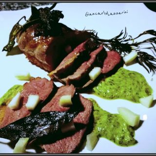 Ricetta: Petto di anatra e salsa verde alla mela