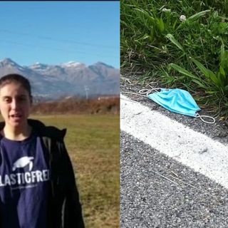 Contro l'abbandono delle mascherine: l'appello di Plastic Free, VIDEO